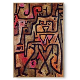 Quadro Decorativo Reprodução Pintores - Paul Klee - Forest Witches