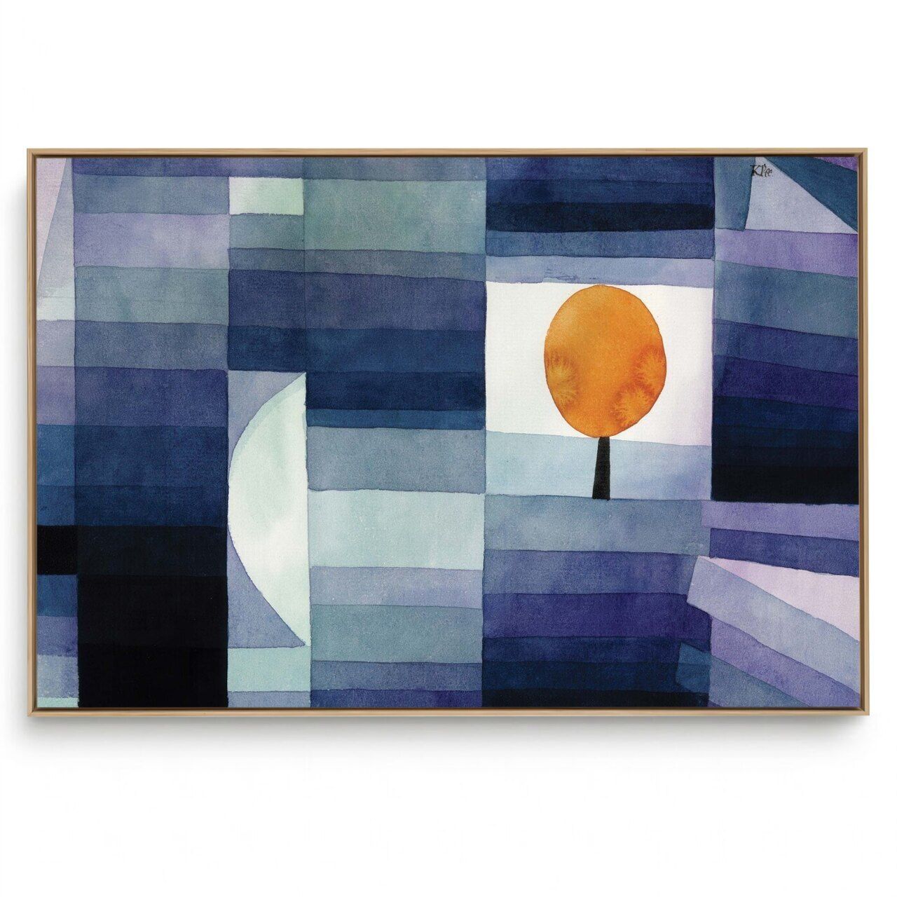 Quadro Decorativo Reprodução Pintores Paul Klee - Habinger Of Autumn 