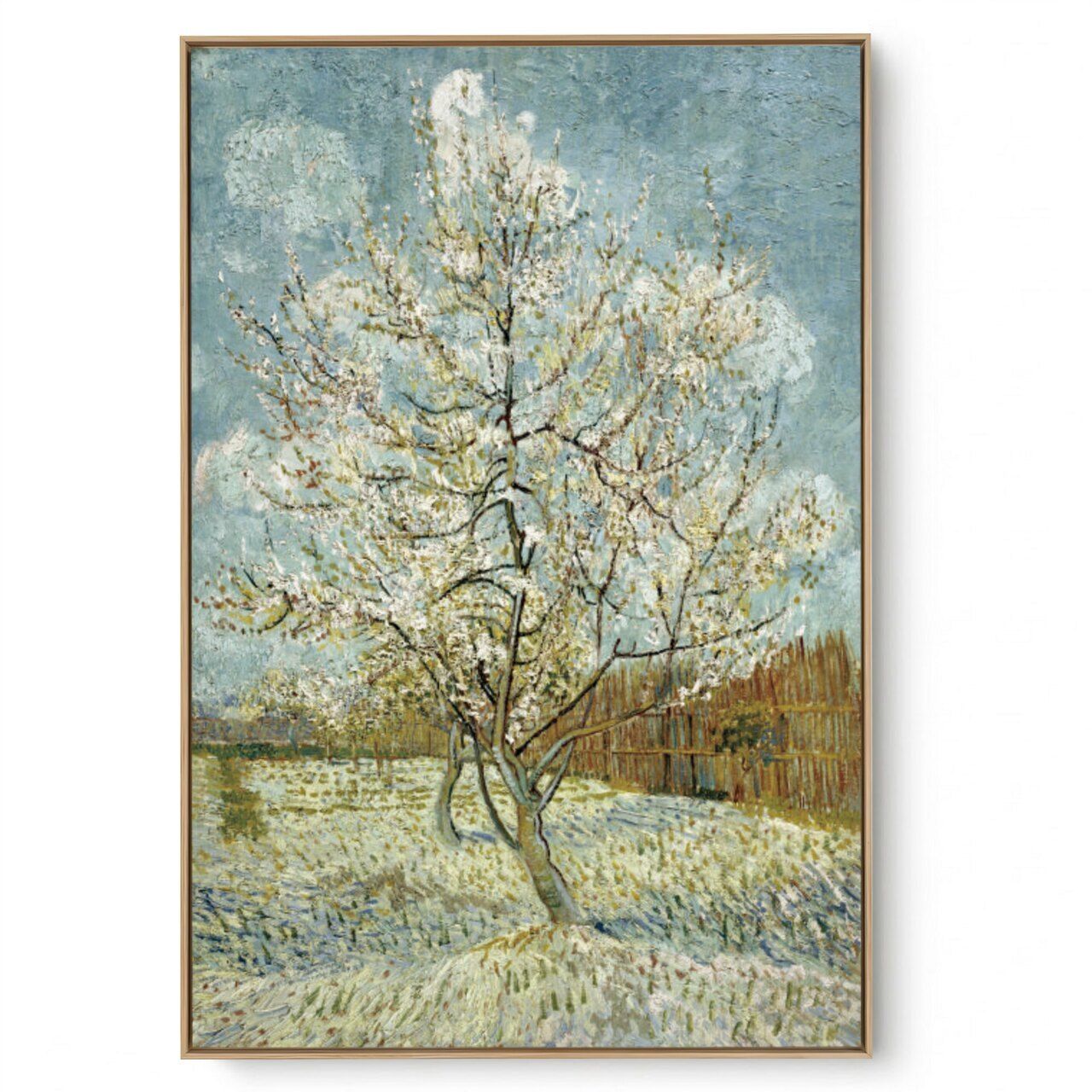 Quadro Decorativo Reprodução Pintores - Vincent Van Gogh - The Pink Tree