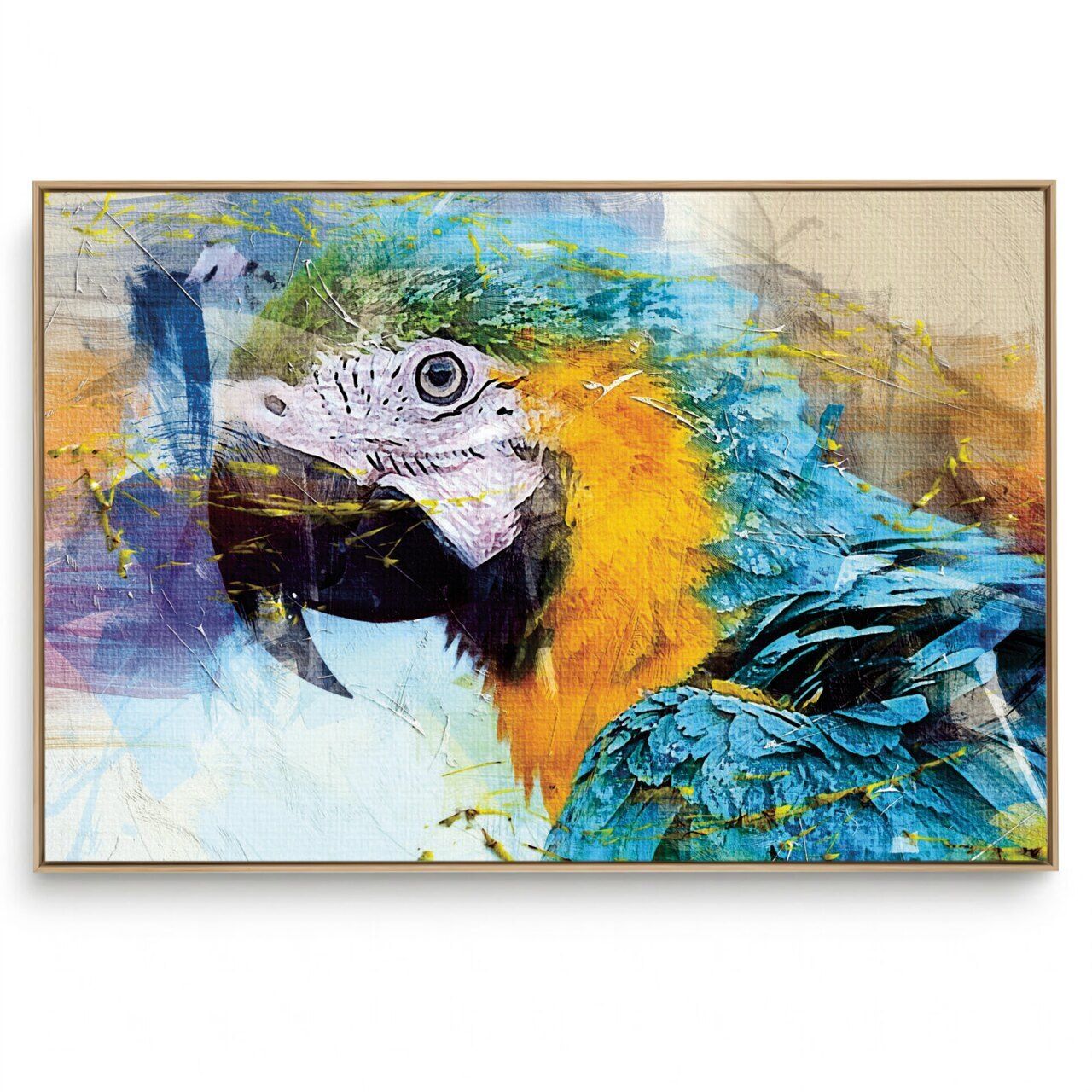 Quadro decorativo Arara Azul