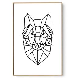 Quadro Decorativo Lobo