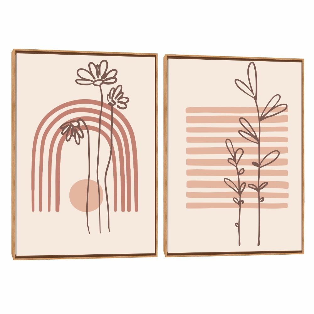 Quadro Decorativo Composição Duplo Deli 1