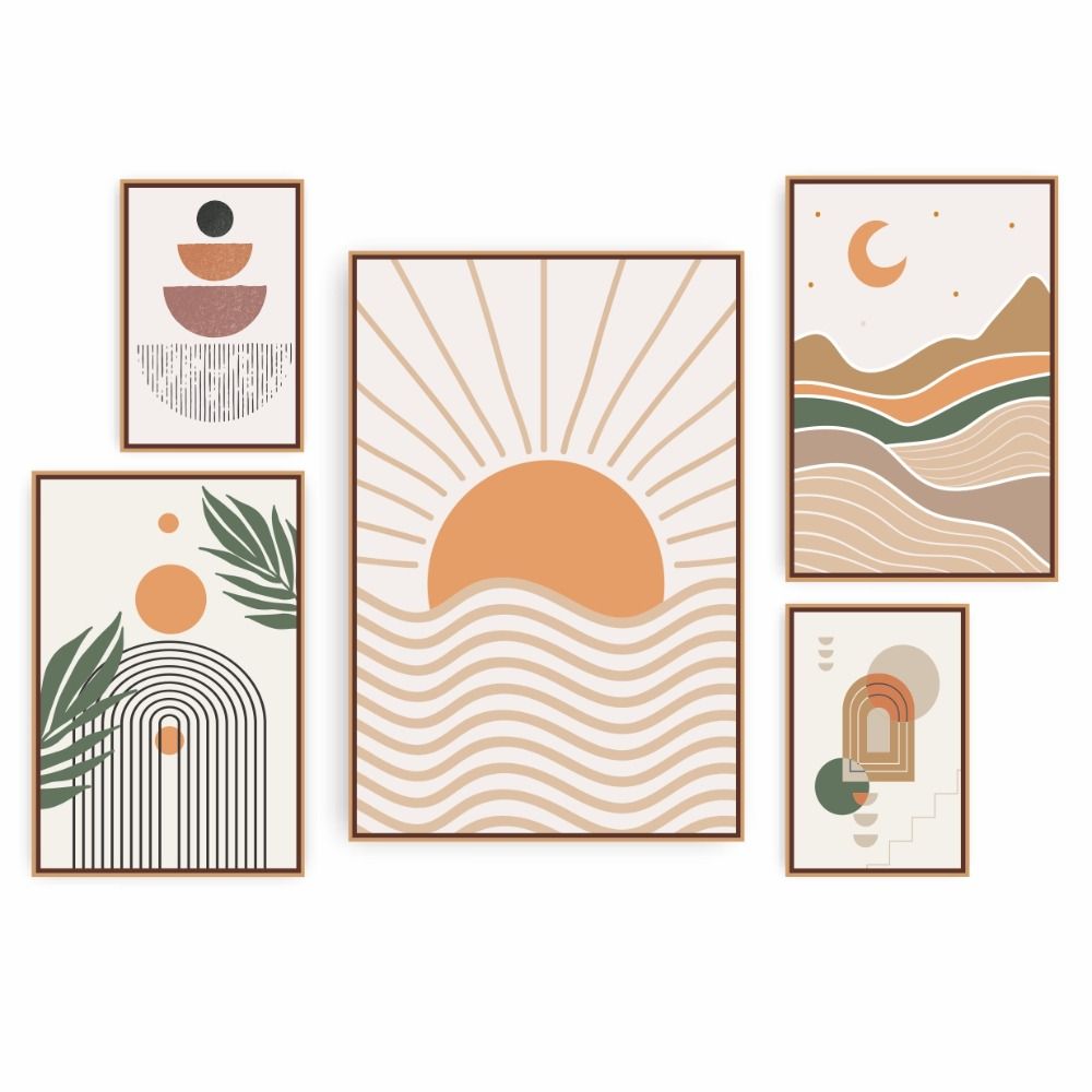 Quadro Decorativo Composição Boho I