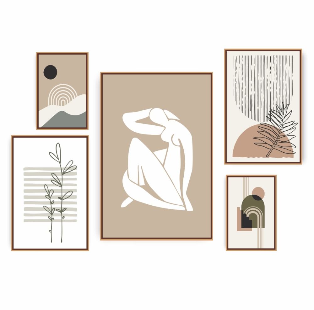 Quadro Decorativo Composição Boho 2