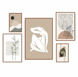 Quadro Decorativo Composição Boho 2