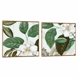 Quadro Decorativo Composição Duplo Camélia