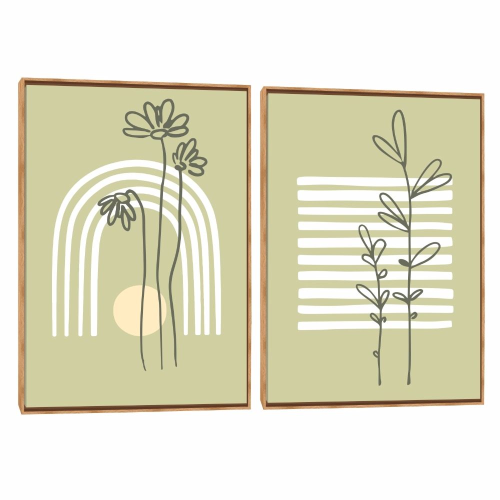 Quadro Decorativo Composição Duplo Deli 2