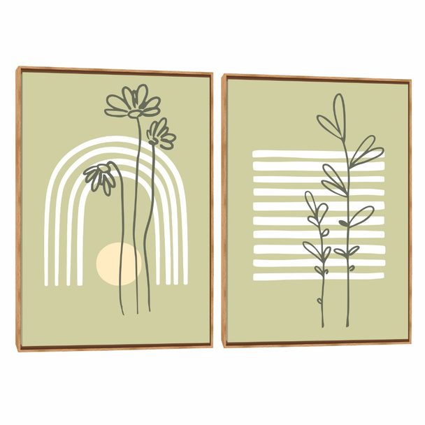 Quadro Decorativo Composição Duplo Deli 2