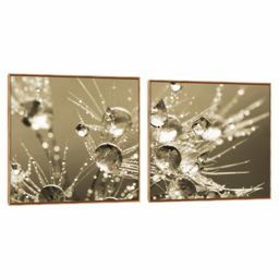 Quadro Decorativo Composição Duplo Orvalho Cristal