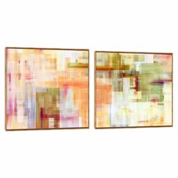 Quadro Decorativo Composição Duplo Pinceladas