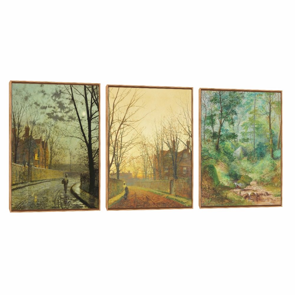 Quadro Decorativo Composição Trio Atkinson 