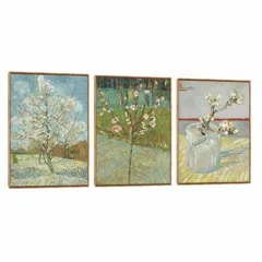 Quadro Decorativo Composição Trio Vincent Van Gogh 2