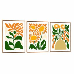 Quadro Decorativo Composição Trio Primavera I