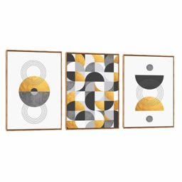 Quadro Decorativo Composição Trio Bauhaus II