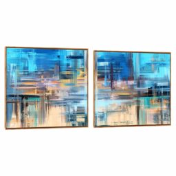 Quadro Decorativo Composição Duplo Mediterrâneo