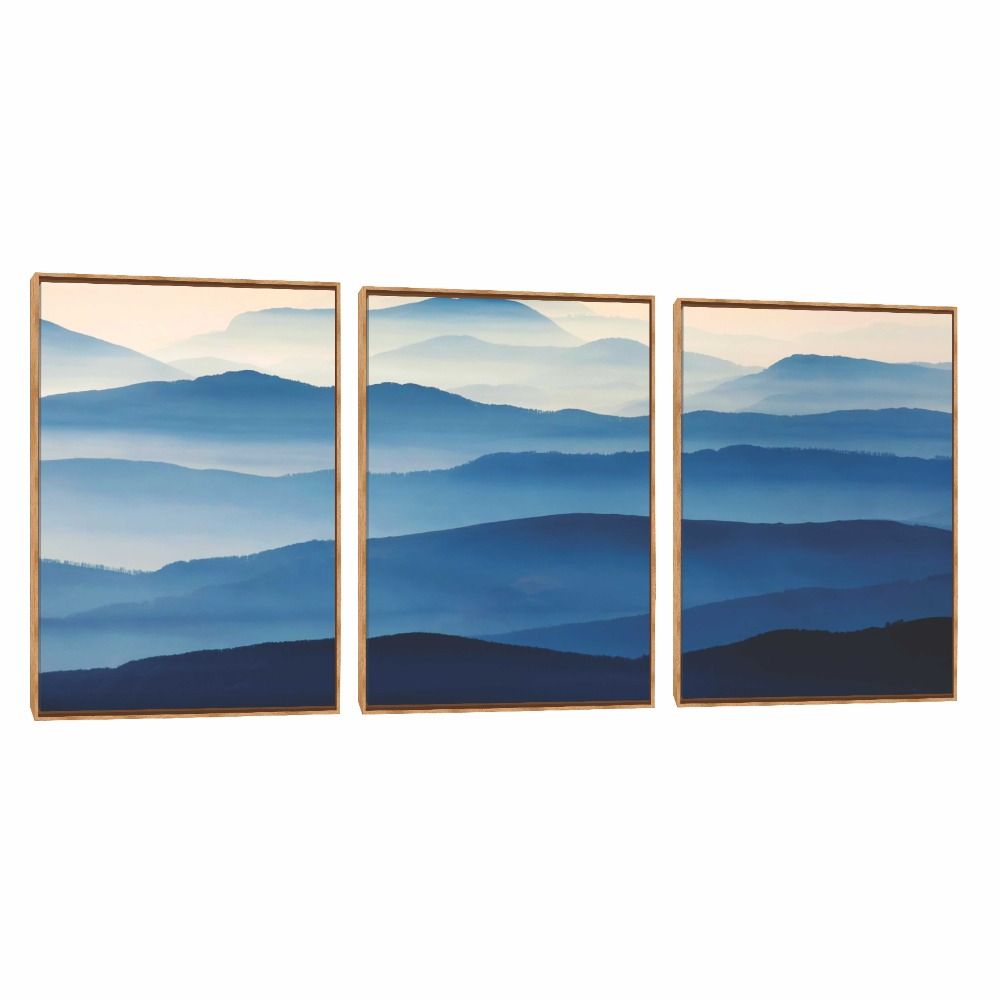 Quadro Decorativo Composição Trio Horizonte