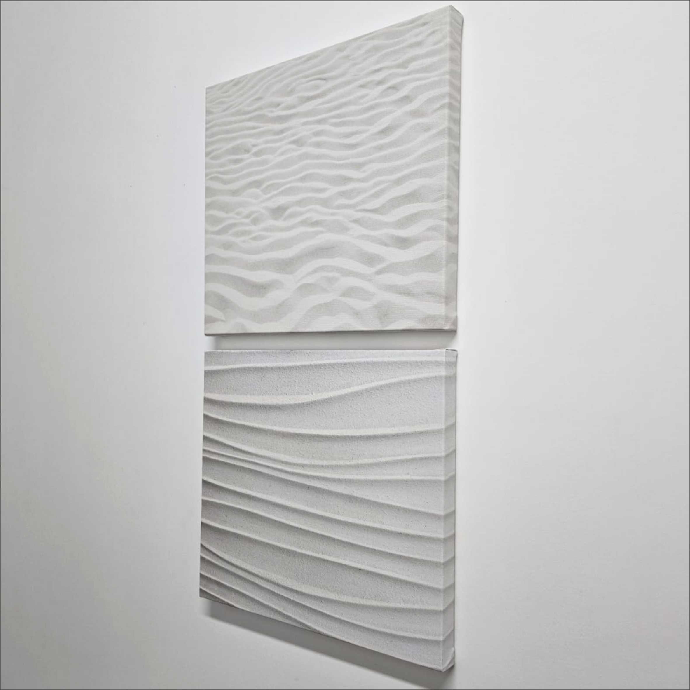 Quadro Outlet - Duplo Areia 40x40cm Borda Infinita 30% Off
