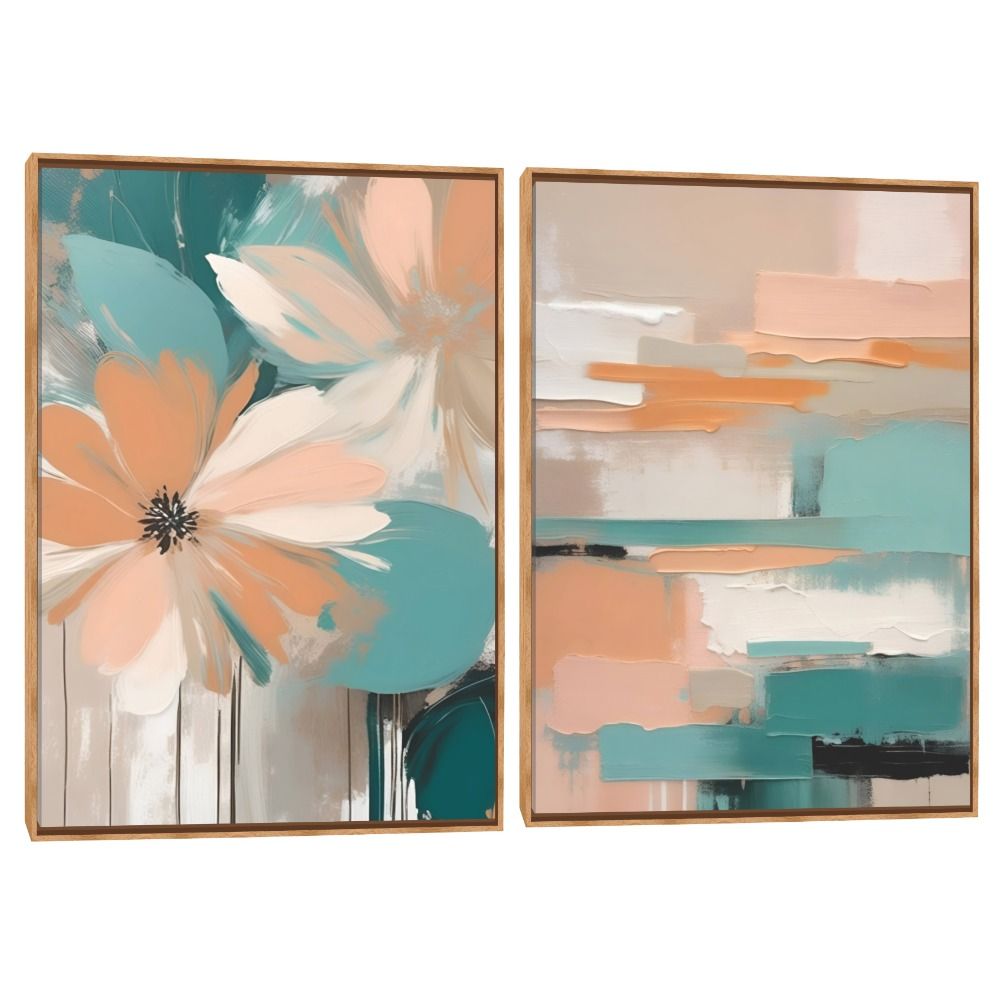 Quadro Decorativo Composição Duplo Bali 