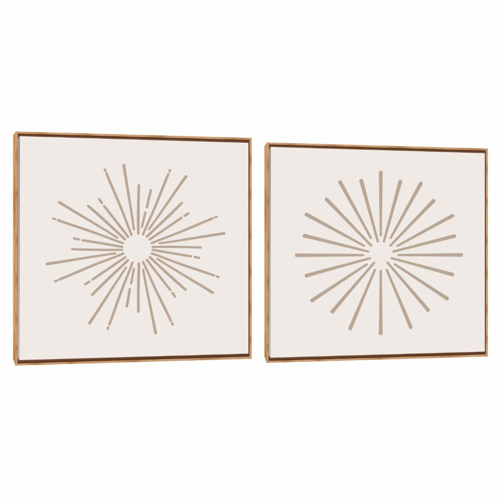 Quadro Decorativo Composição Duplo Luminus I