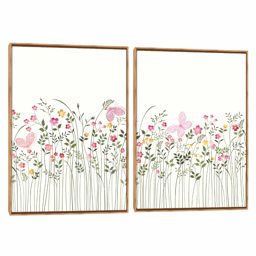 Quadro Decorativo Composição Duplo Mini Flor do Campo