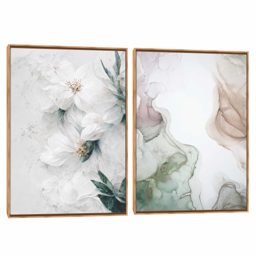 Quadro Decorativo Composição Duplo Mix Floral Abs