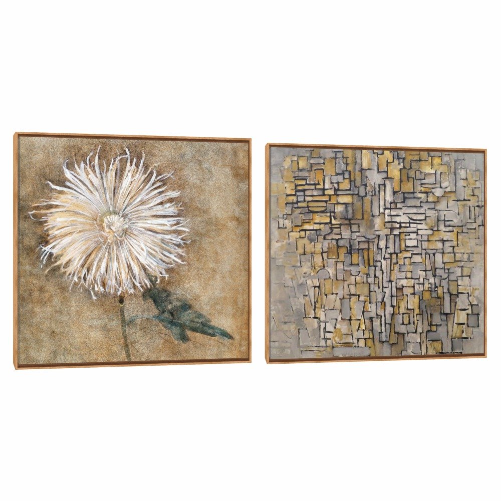 Quadro Decorativo Composição Duplo Mondrian