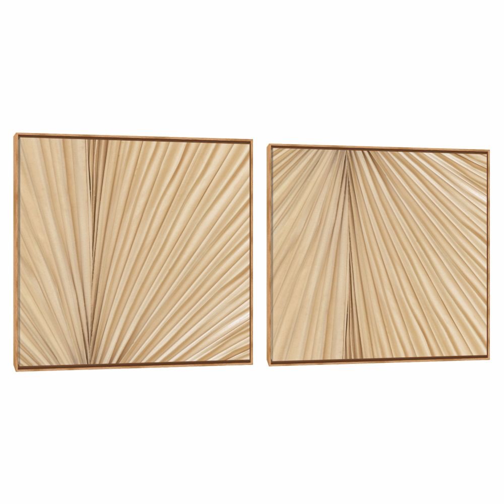 Quadro Decorativo Composição Duplo Palha Brasil 