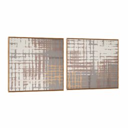 Quadro Decorativo Composição Duplo Tex Terra