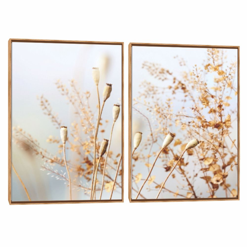 Quadro Decorativo Composição Duplo Vime