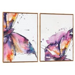 Quadro Decorativo Composição Duplo Asa de Borboleta