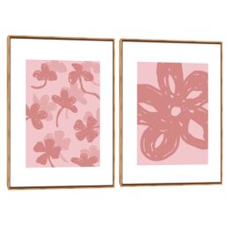 Quadro Decorativo Composição Duplo Florzinhas
