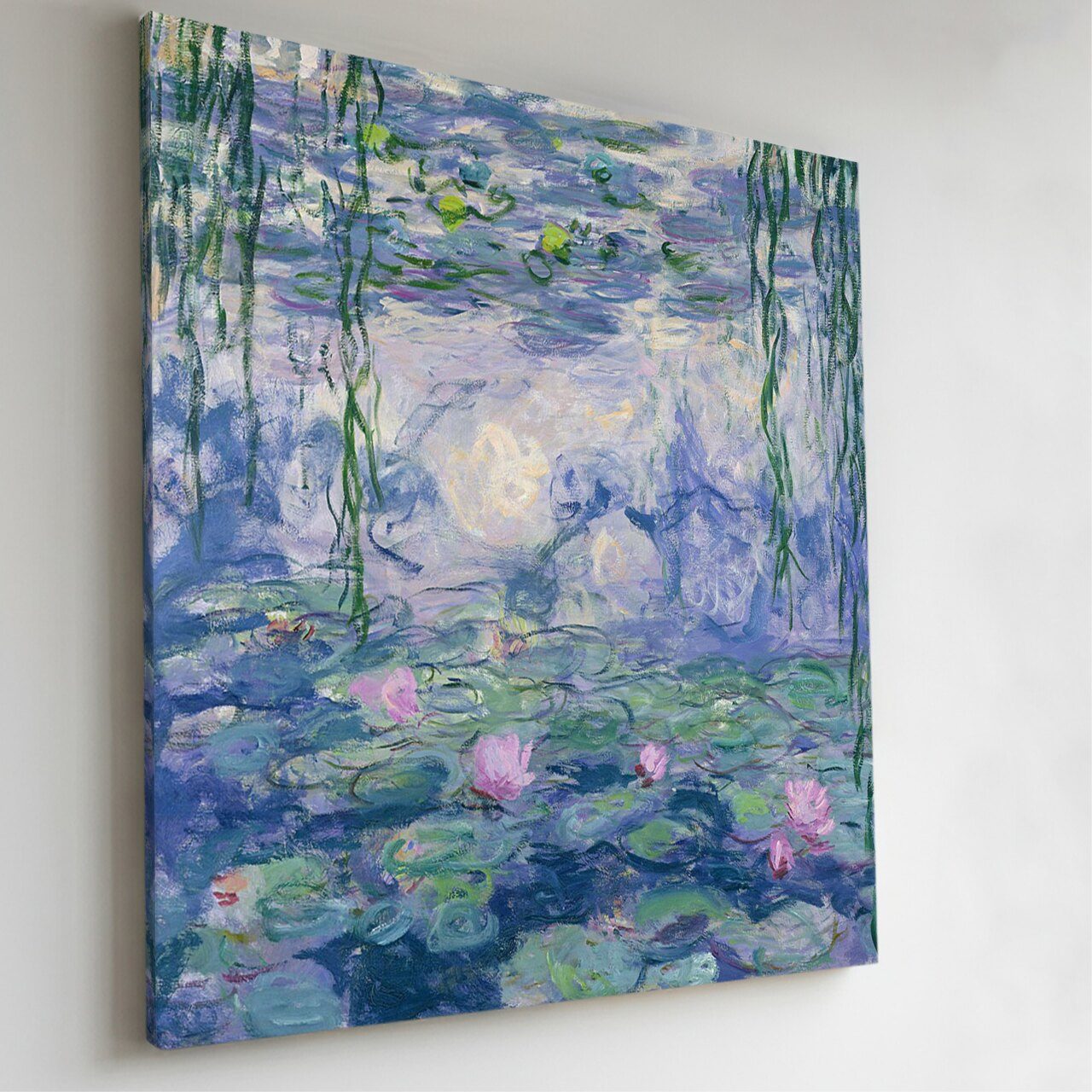 Quadro Outlet - Monet Nymphéas 1852 Q 80x80cm Borda Infinita - 30% Off