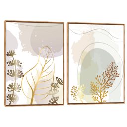 Quadro Decorativo Composição Duplo Algas
