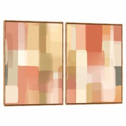 Quadro Decorativo Composição Duplo Amêndoa