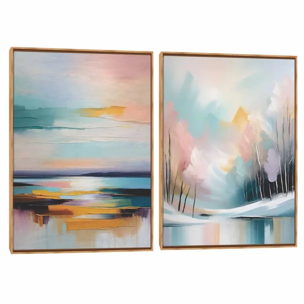 Quadro Decoratico Composição Duplo Boreal