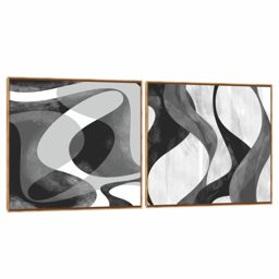 Quadro Decorativo Composição Duplo Contraste