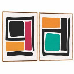 Quadro Decorativo Composição Duplo Moderno I