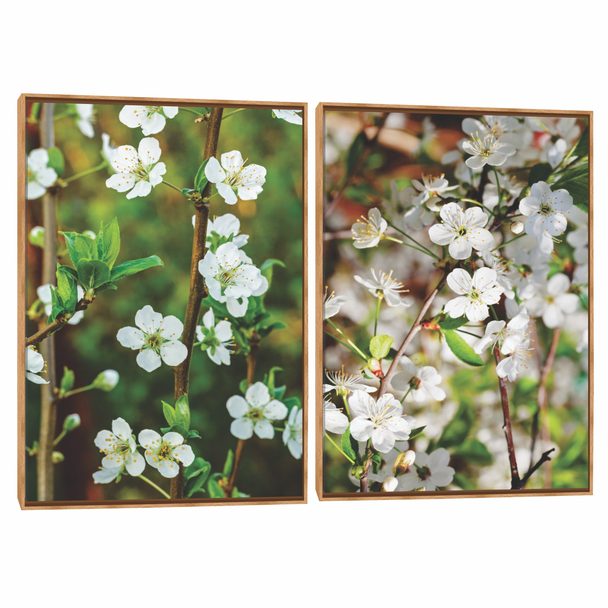 Quadro Decorativo Composição Duplo Natural
