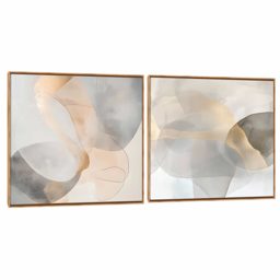 Quadro Decorativo Composição Duplo Soft Gray