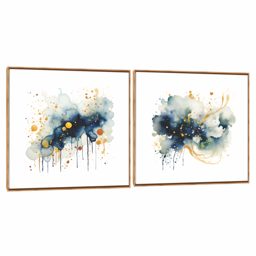 Quadro Decorativo Composição Duplo Splash