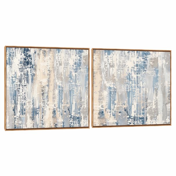 Quadro Decorativo Composição Duplo TX Az