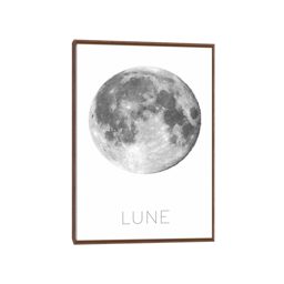Quadro Outlet - Lua 75x50cm Madeira Escura - 30% Off