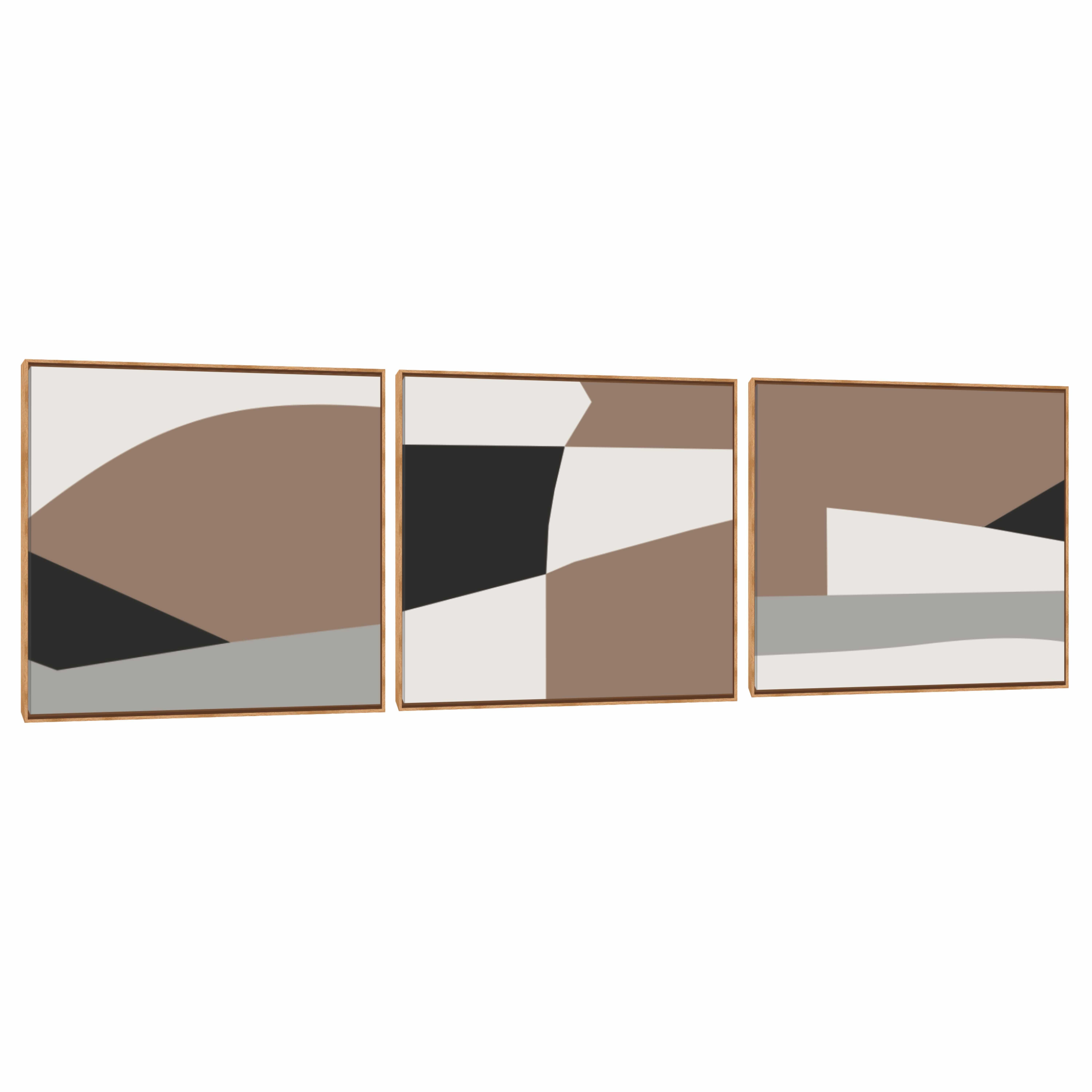 Quadro Decorativo Composição Trio Cairo