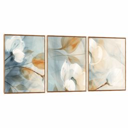 Quadro Decorativo Composição Trio Flores I
