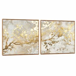 Quadro Decorativo Composição Duplo Travertino