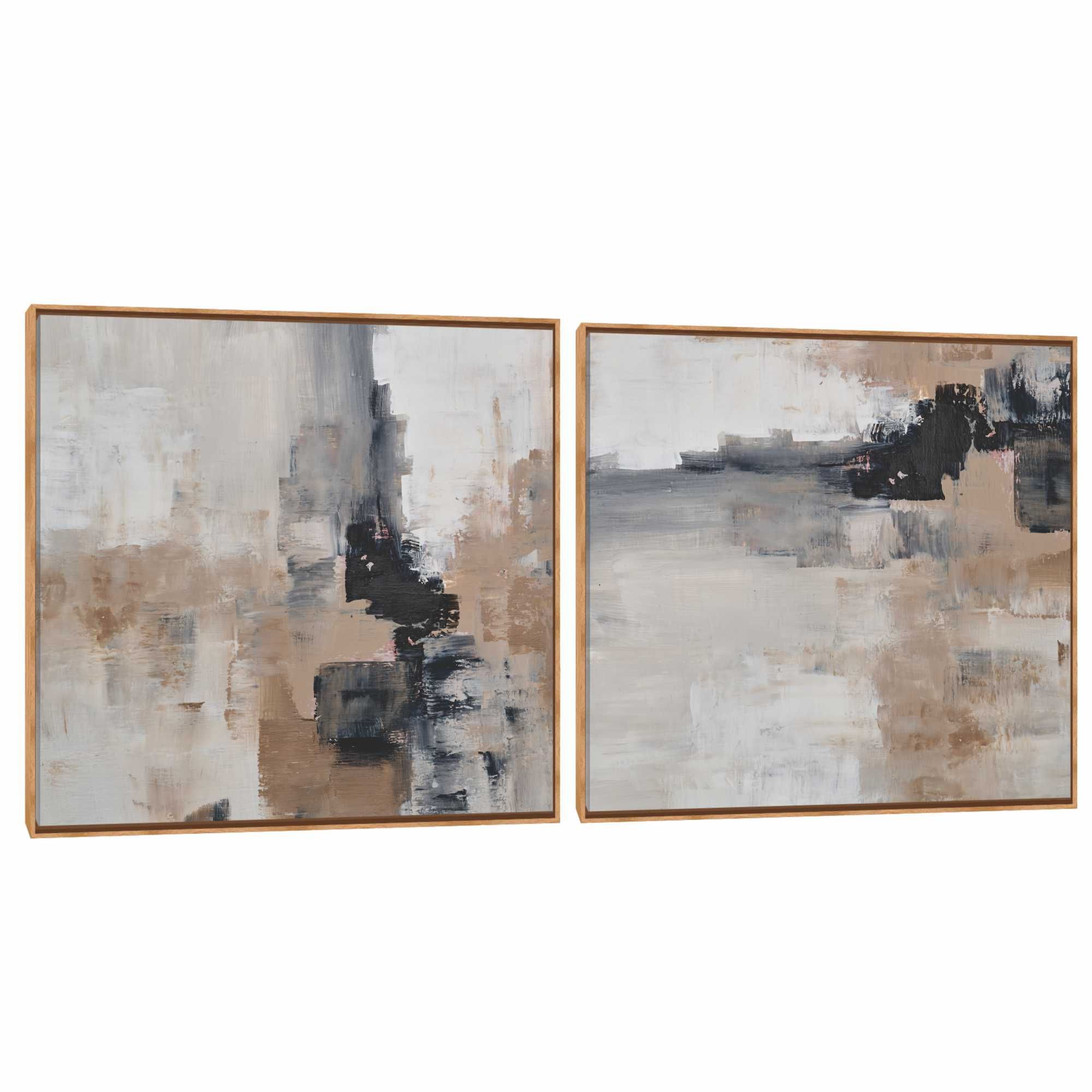 Quadro Decorativo Composição Duplo Tabaco 