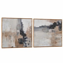 Quadro Decorativo Composição Duplo Tabaco