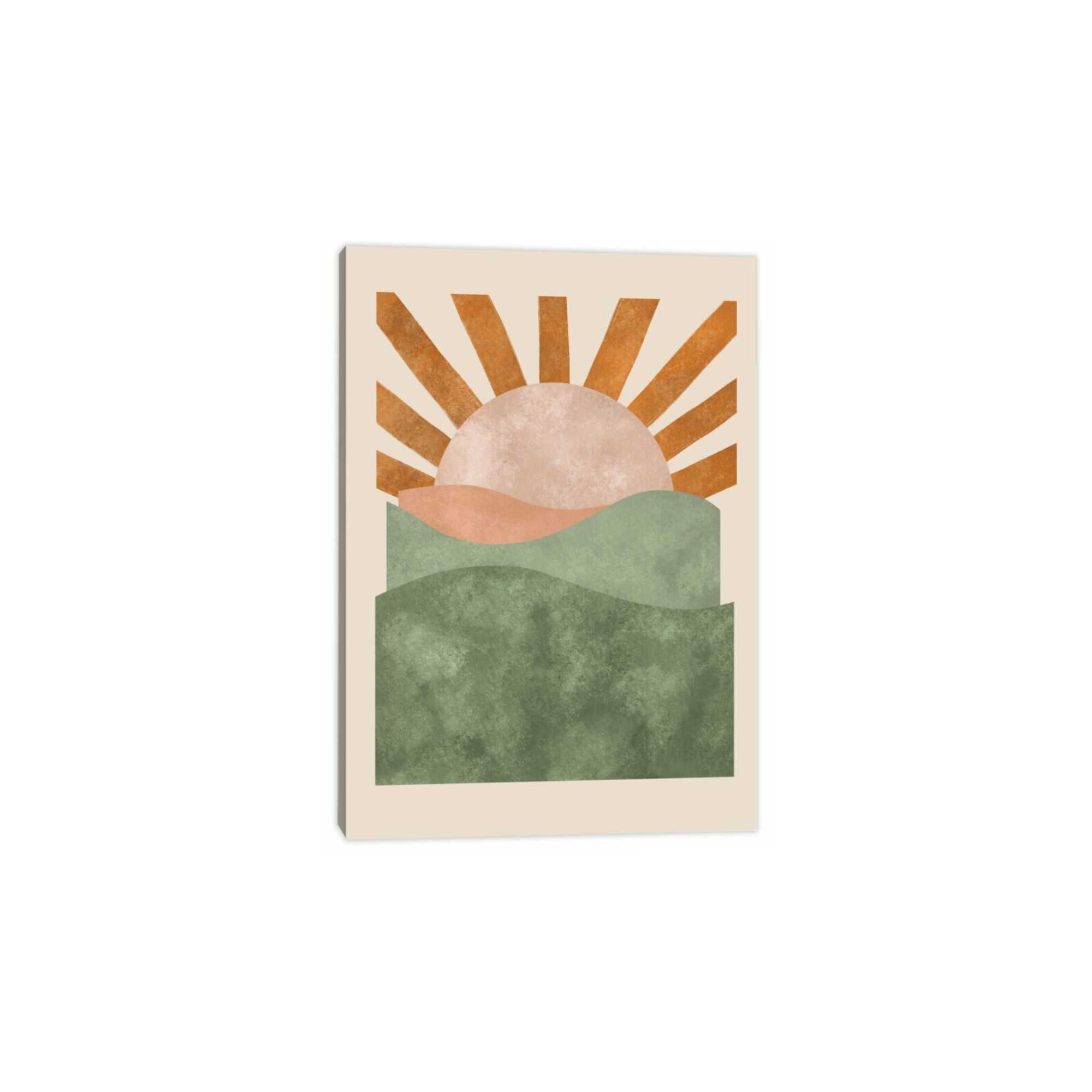 Quadro Outlet - Abstrato Retro II  45x30cm Borda Infinta - 30% Off