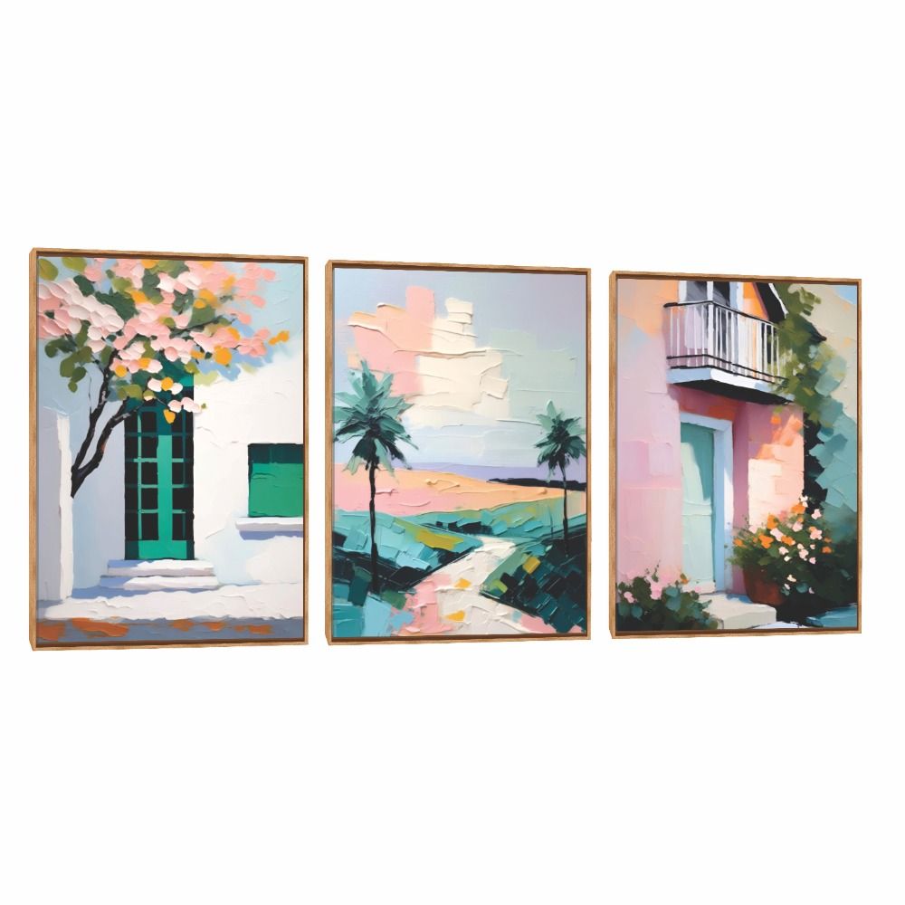 Quadro Decorativo Composição Trio Capri