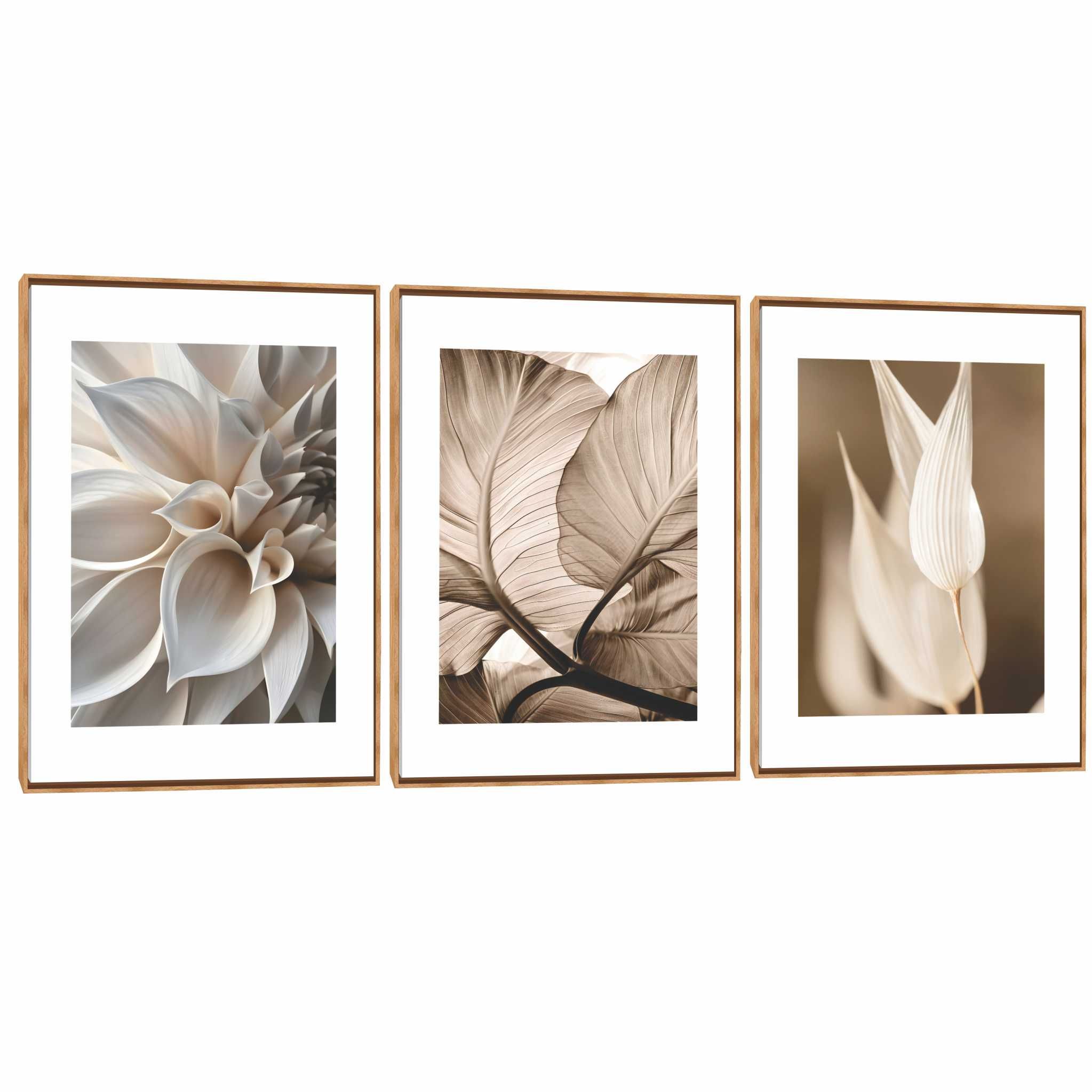 Quadro Decorativo Composição Trio Palma